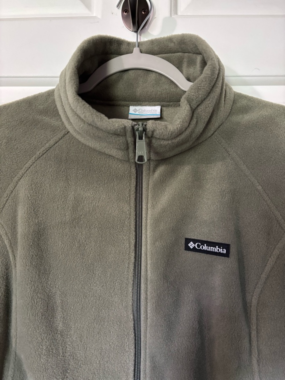 Columbia Olive Green Full-Zip Performance Fleece Jacket. SO soft & warm! XXL. - Picture 2 of 6